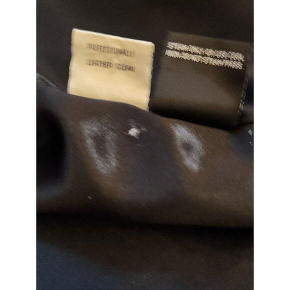 Field Gear Genuine Leather Coat Vtg Black Adult M Removable 3M Thinsulate Liner - Picture 15 of 16